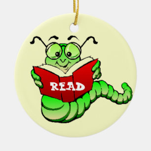 Bookworm Ornament
