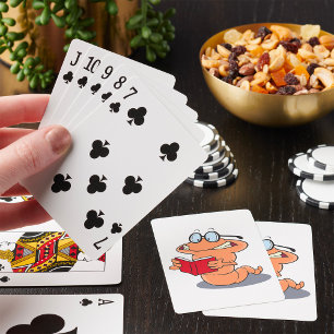 Bookworm Playing Cards