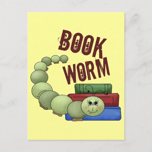 Bookworm Postcard (Front)