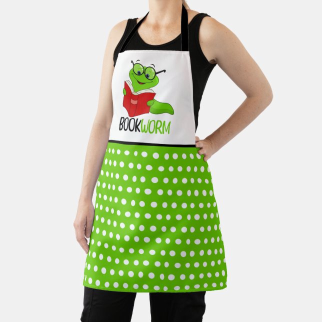 Bookworm Reading  Apron (Insitu)