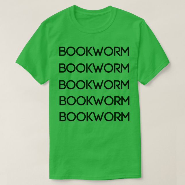 Bookworm T-Shirt (Design Front)