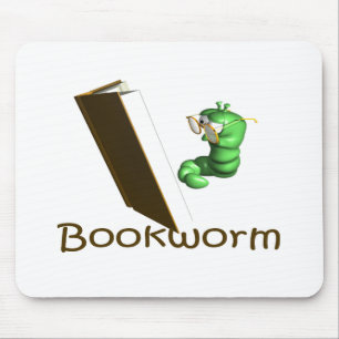 Bookworm T-shirts and Gifts. Mouse Pad