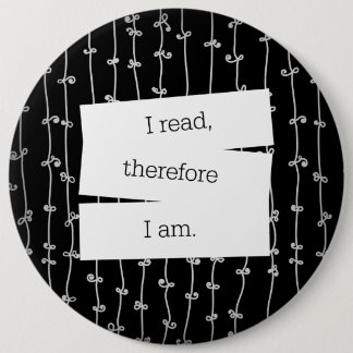 Bookworm's motto button