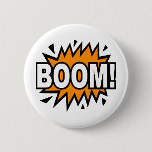 Boom 2 Inch Round Button