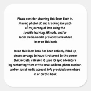 Boom Book Inside Cover Instructions Stickers