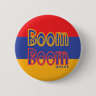 Boom Boom 2 Inch Round Button