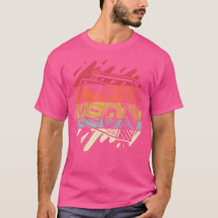 Boom Box Ghetto Blaster Radio Retro 80'S 90'S Hip  T-Shirt