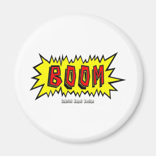 Boom Cartoon Blurb Magnet