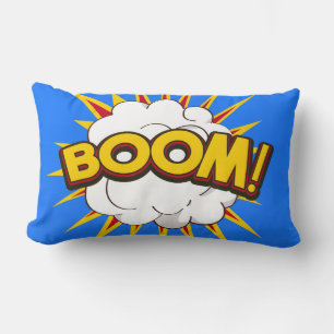 Boom! Cartoon Explosion Lumbar Pillow