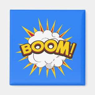 Boom! Cartoon Explosion Magnet