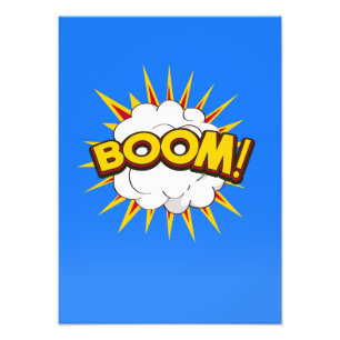 Boom! Cartoon Explosion Photo Print