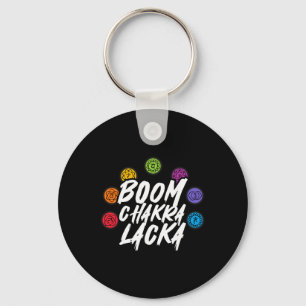 Boom Chakra Lacka Yoga Meditation Reiki Spiritual Keychain
