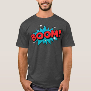 BOOM - Comic Book Cartoon Funny Pop Art Design - V T-Shirt