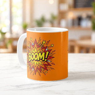 BOOM Comic Book Pop Art Orange Mug