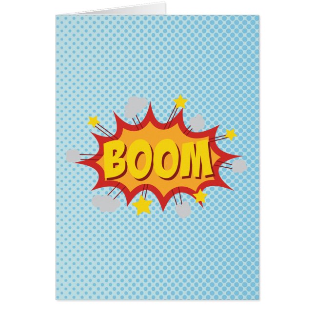 BOOM comic book sound effect (Front)