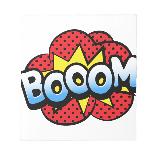 Boom dynamite notepad (Front)