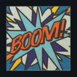 BOOM Fun Retro Comic Book Pop Art<br><div class="desc">A fun, cool and trendy retro comic book pop art-inspired design that puts the wham, zap, pow into your day. The perfect gift for superheroes, your friends, family or as a treat to yourself. Designed by ComicBookPop© at www.zazzle.com/comicbookpop*</div>