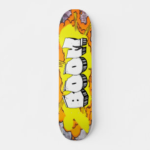 Boom Graffiti Custom Personalized Cool Skateboard
