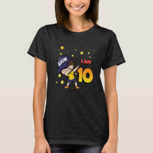 Boom I'm 10 Birthday Boy 10th Birthday Party 2 T-Shirt