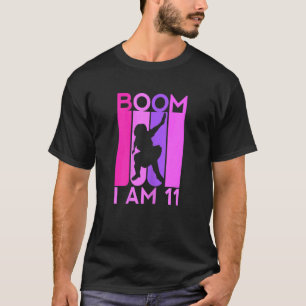 Boom I'm 11 Birthday Year Old 11th Dabbing Girl El T-Shirt