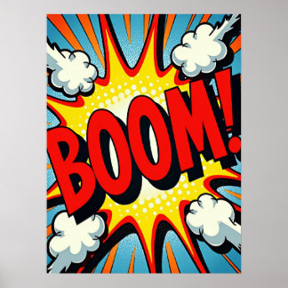 BOOM! Pop Art Explosion Poster