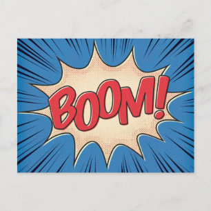 Boom! Postcard