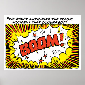 BOOM! (smaller sizes) Poster
