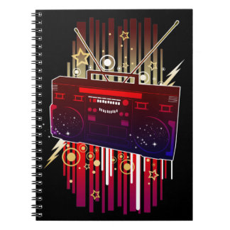 Boombox Blast Notebook