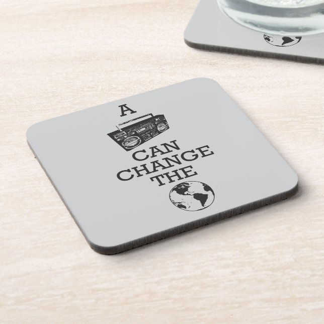 Boombox Can Change the World Coaster (Left Side)