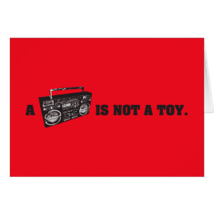 Boombox n'est pas un jouet