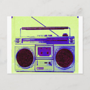 Boombox Postcard