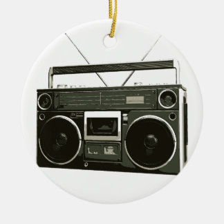 Boombox Stereo Radio Ceramic Ornament