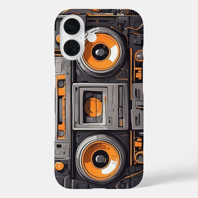 Boombox Time Machine coque iphone (Verso)