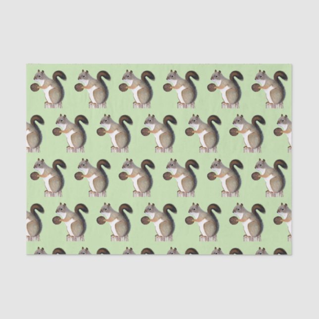 Boomer Squirrel Tissue Paper (Front)