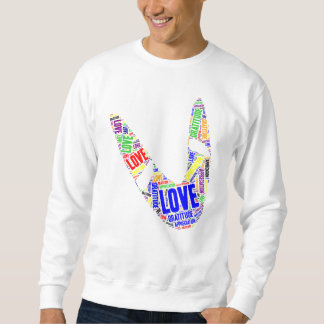 Boomerang Basic Love Gratitude Appreciation Sweatshirt