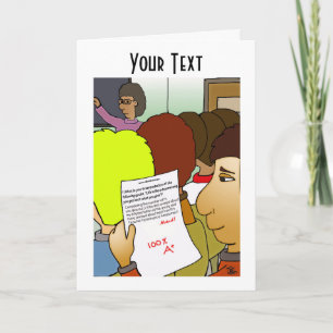 Boomerang Folded Greeting Card