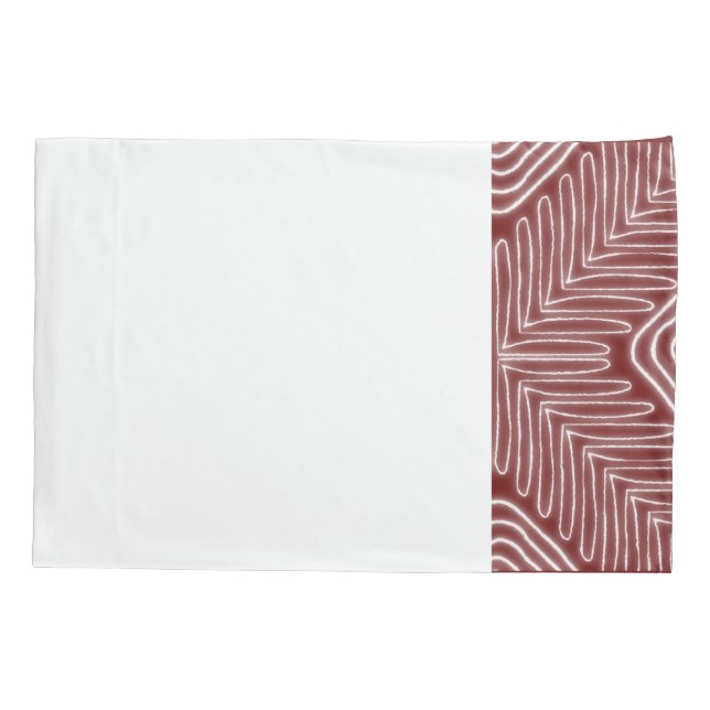 Boomerang Mudcloth Pillowcase (Back)