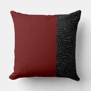 Boomerang Mudcloth Throw Pillow