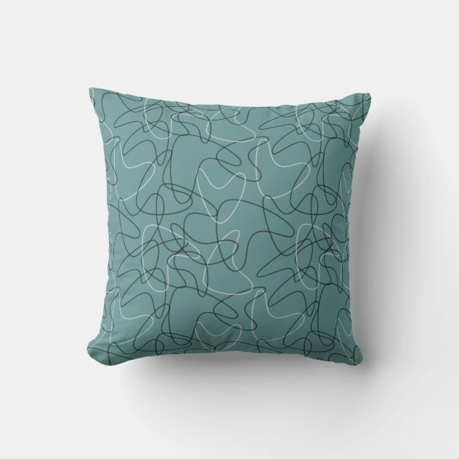 Boomerang Pattern 1 Throw Pillow (Front)