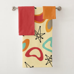 Boomerangs and Stars  Bath Towel Set