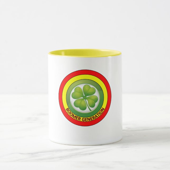 Boomers Lucky Clover Mug (Center)