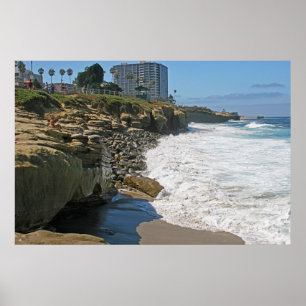 Boomer's to Children's Pool Poster ~ La Jolla