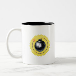 Booming Bomb Two-Tone Coffee Mug