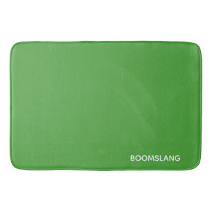 Boomslang green colour name bath mat