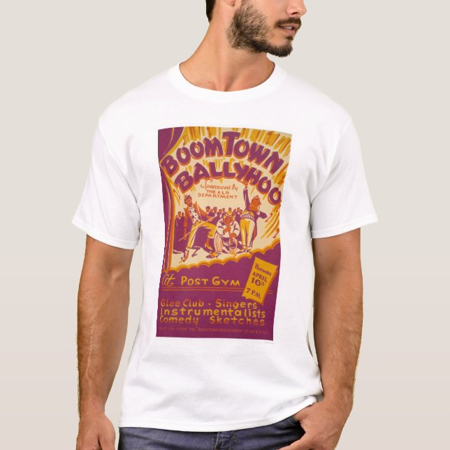 Boomtown Ballyhoo 1941 WPA T-Shirt (Front)