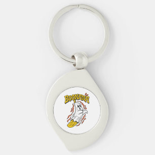 Boonana Cute Ghost Banana Halloween Keychain