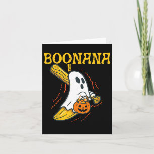 Boonana Cute Ghost Nana Halloween Costume Men Wome Card