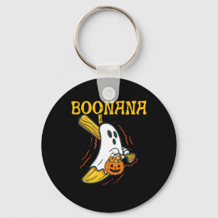 Boonana Cute Ghost Nana Halloween Costume Men Wome Keychain