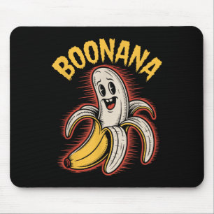 Boonana Funny Banana Ghost Spooky Halloween Costum Mouse Pad
