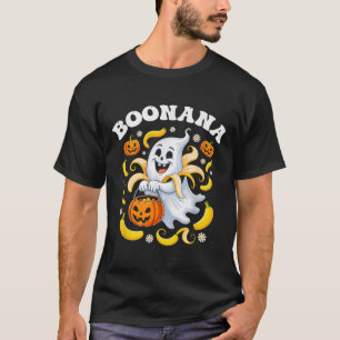 Boonana Funny Ghost Banana Halloween Costume Men W T-Shirt